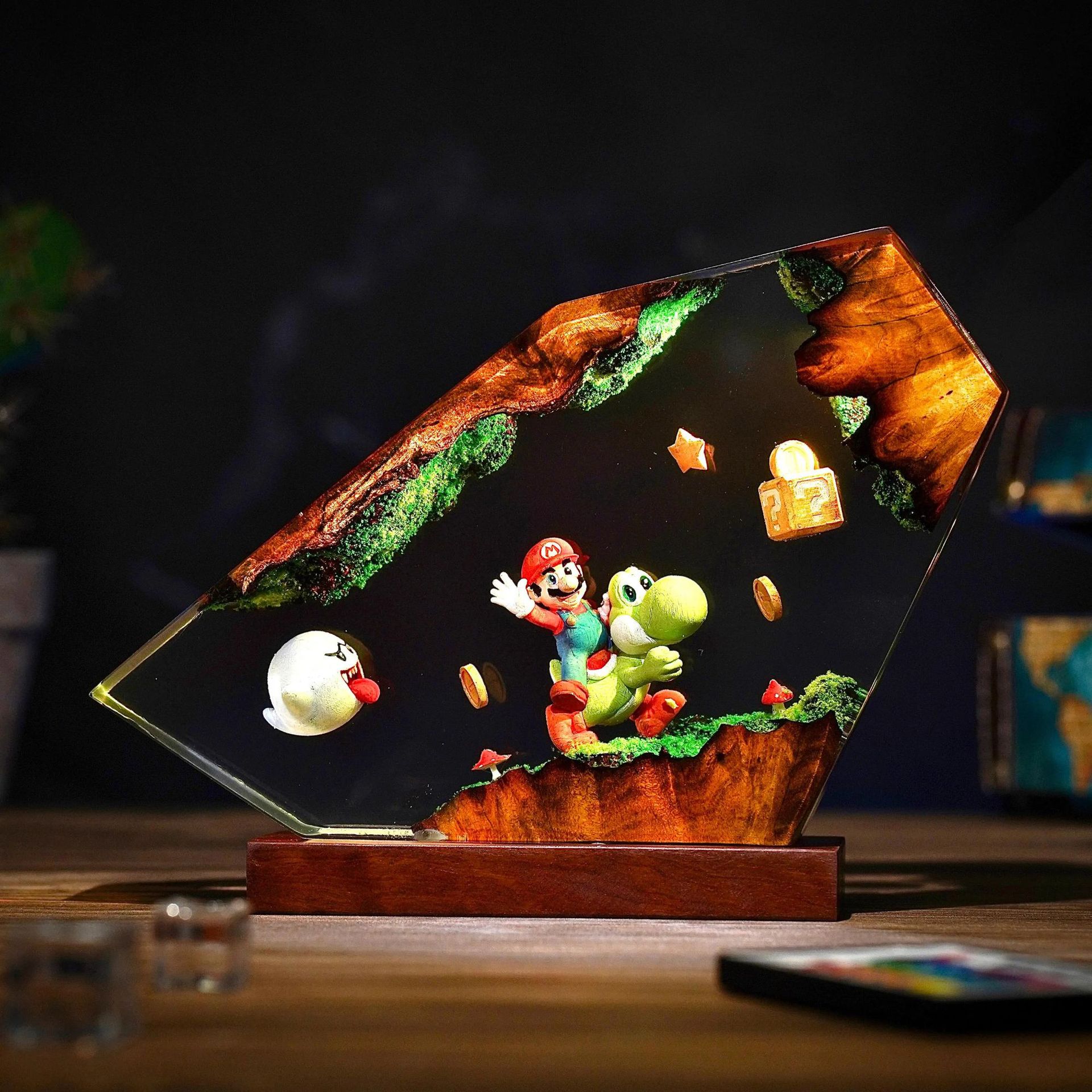 Table Resin Lamp Cartoon Anime - Home Decor Statue ulasan dan harga