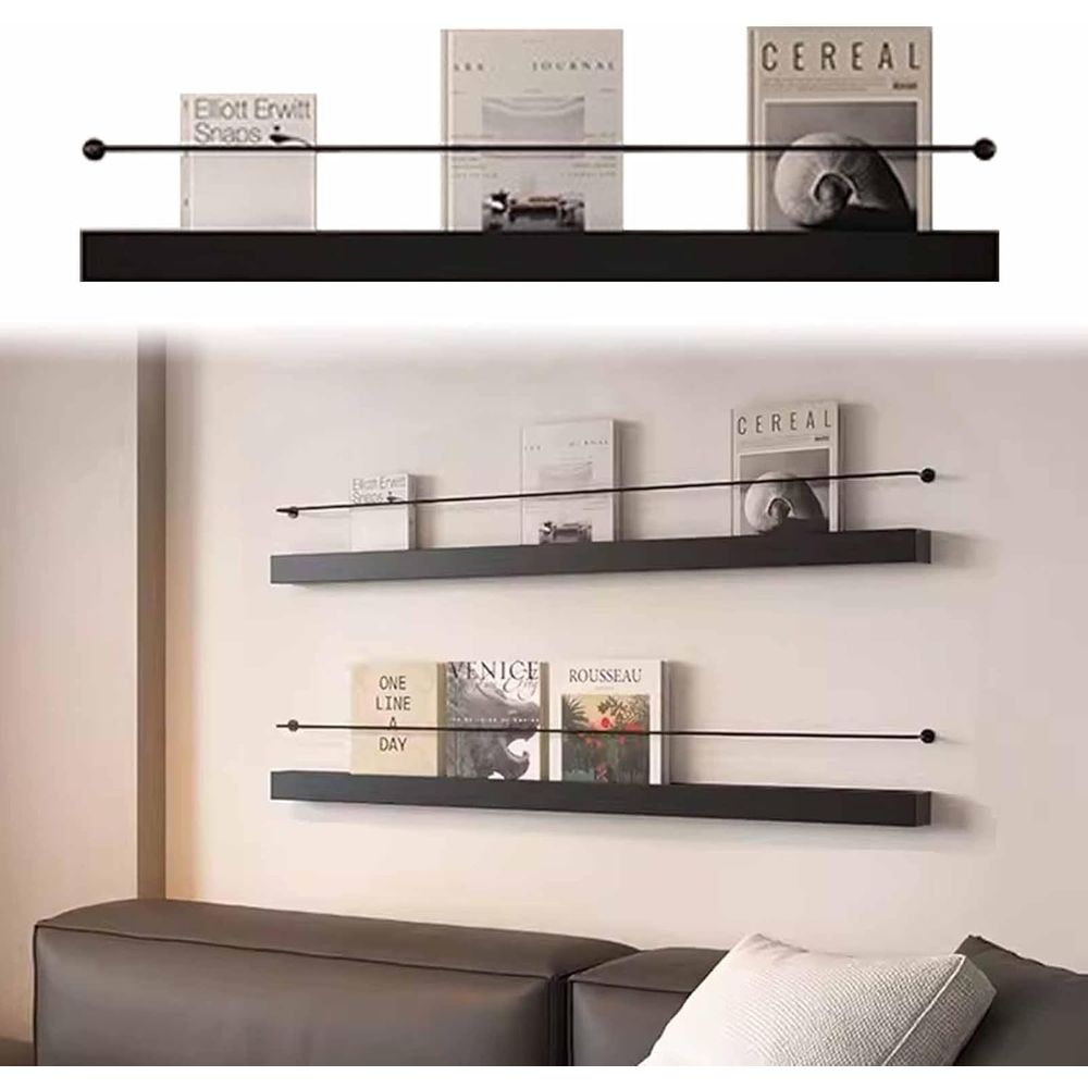 ZIMGOD Wall Magazine Rack Stan - Home Decor Brochure ulasan dan harga