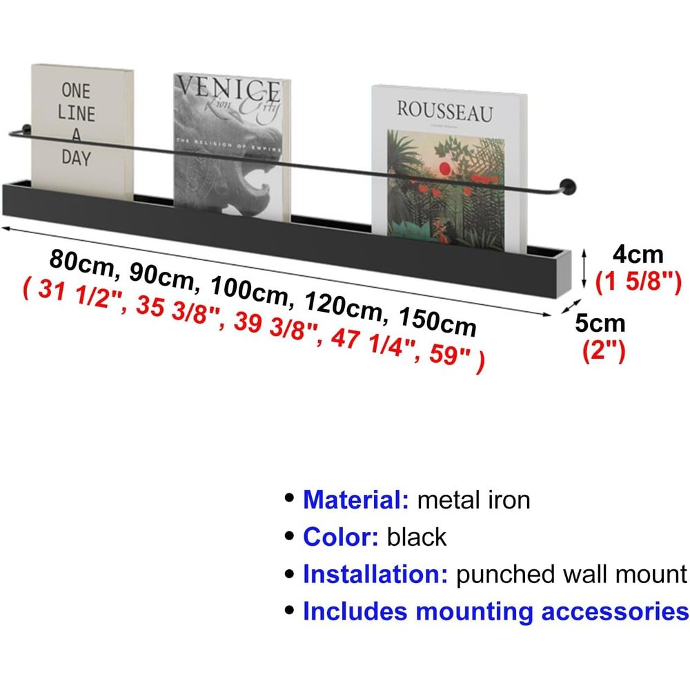 ZIMGOD Wall Magazine Rack Stan - Home Decor Brochure ulasan dan harga