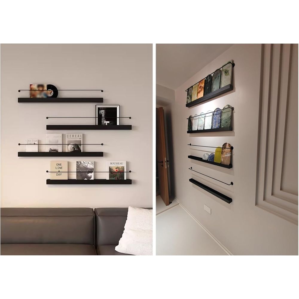 ZIMGOD Wall Magazine Rack Stan - Home Decor Brochure ulasan dan harga