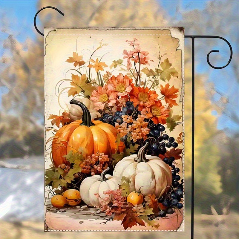 Garden Flag 12x18 Inch Double  - Home Decor Garland ulasan dan harga