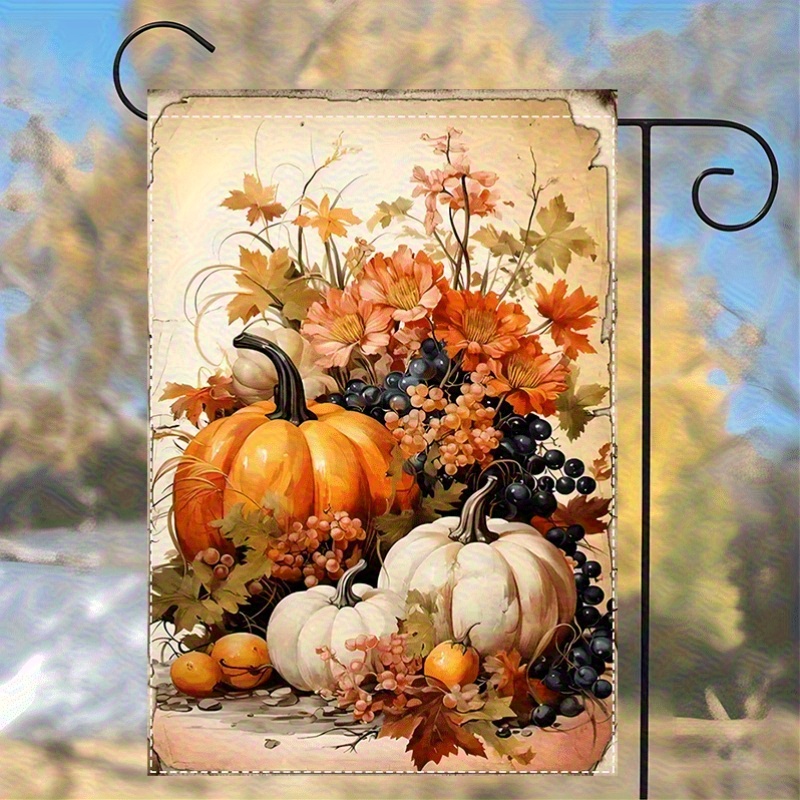 Garden Flag 12x18 Inch Double  - Home Decor Garland ulasan dan harga
