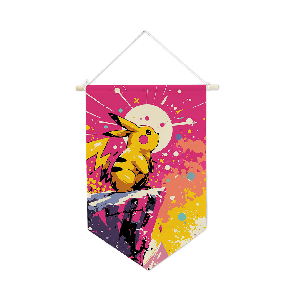 Pokemons Hanging Cloth Anime P - Home Decor Rustic ulasan dan harga
