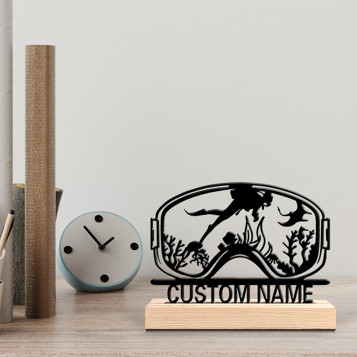 1pc Cute Personalized Custom D - Home Decor Rustic ulasan dan harga