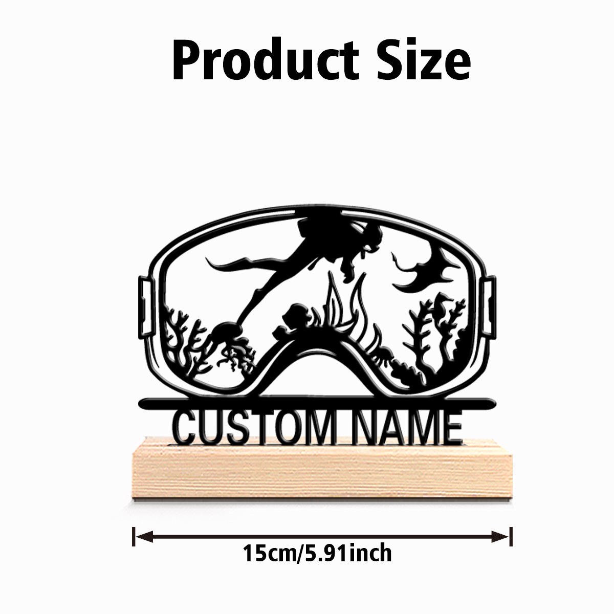 1pc Cute Personalized Custom D - Home Decor Rustic ulasan dan harga