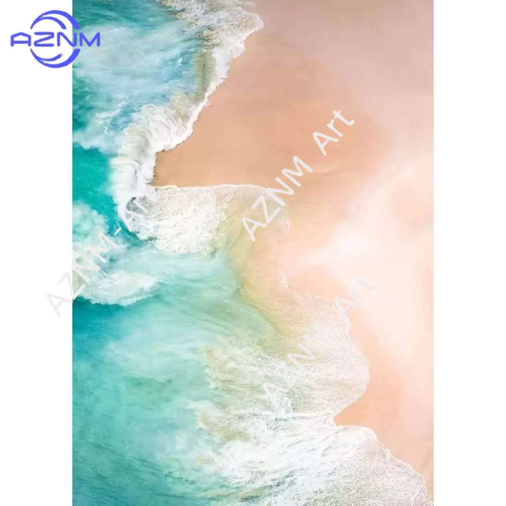1PC ，Pink Beach Ocean Artwork  - Home Decor Tree ulasan dan harga