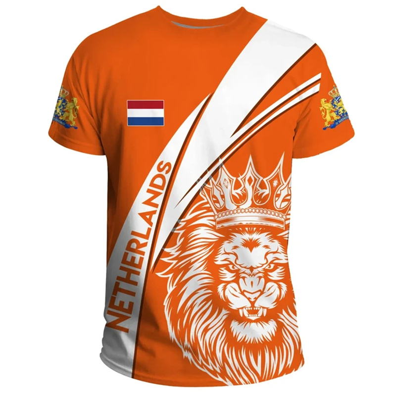 2026 Netherlands Flag T-shirt  - Home Decor Netherlands ulasan dan harga