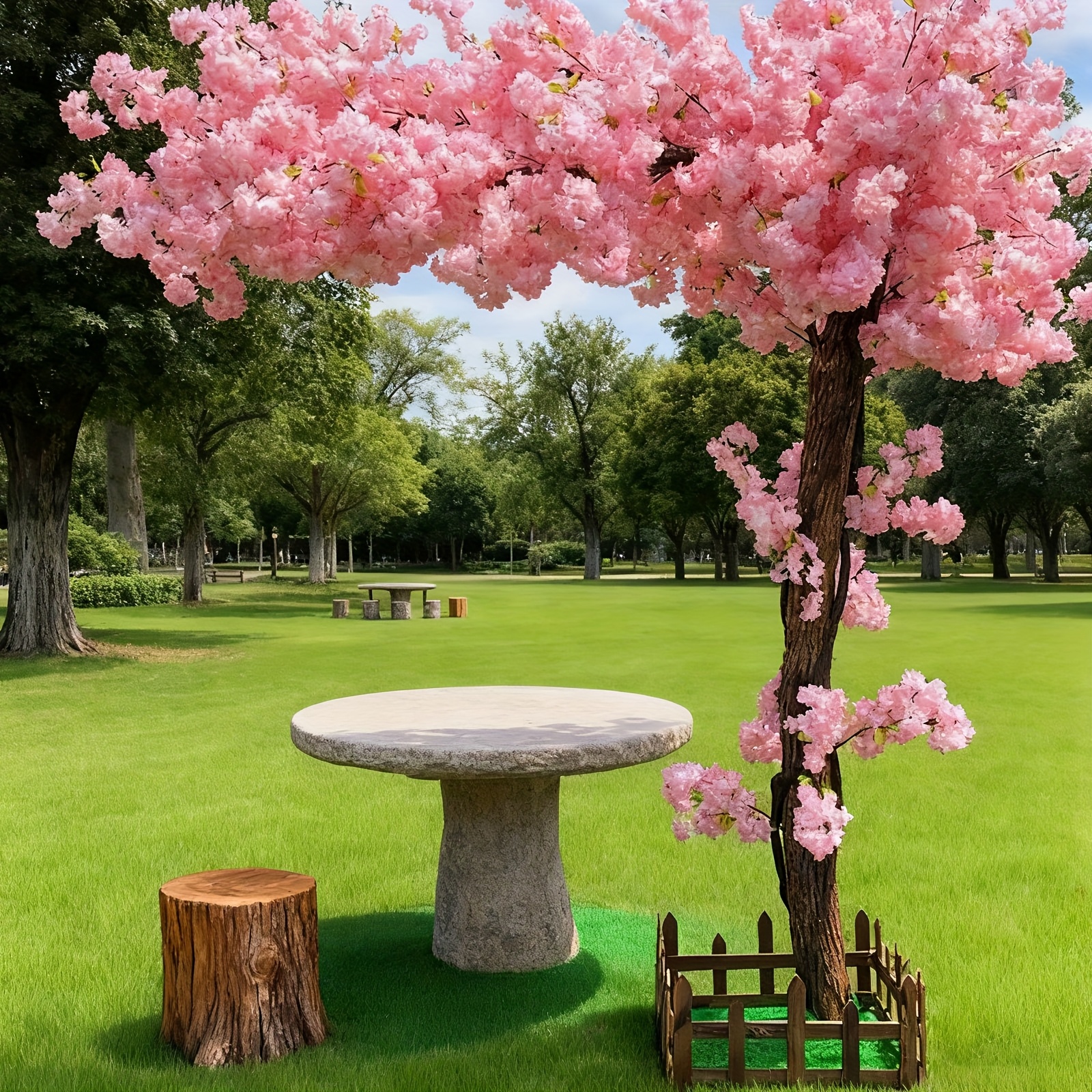 Artificial Cherry Blossom Tree - Home Decor Tree ulasan dan harga