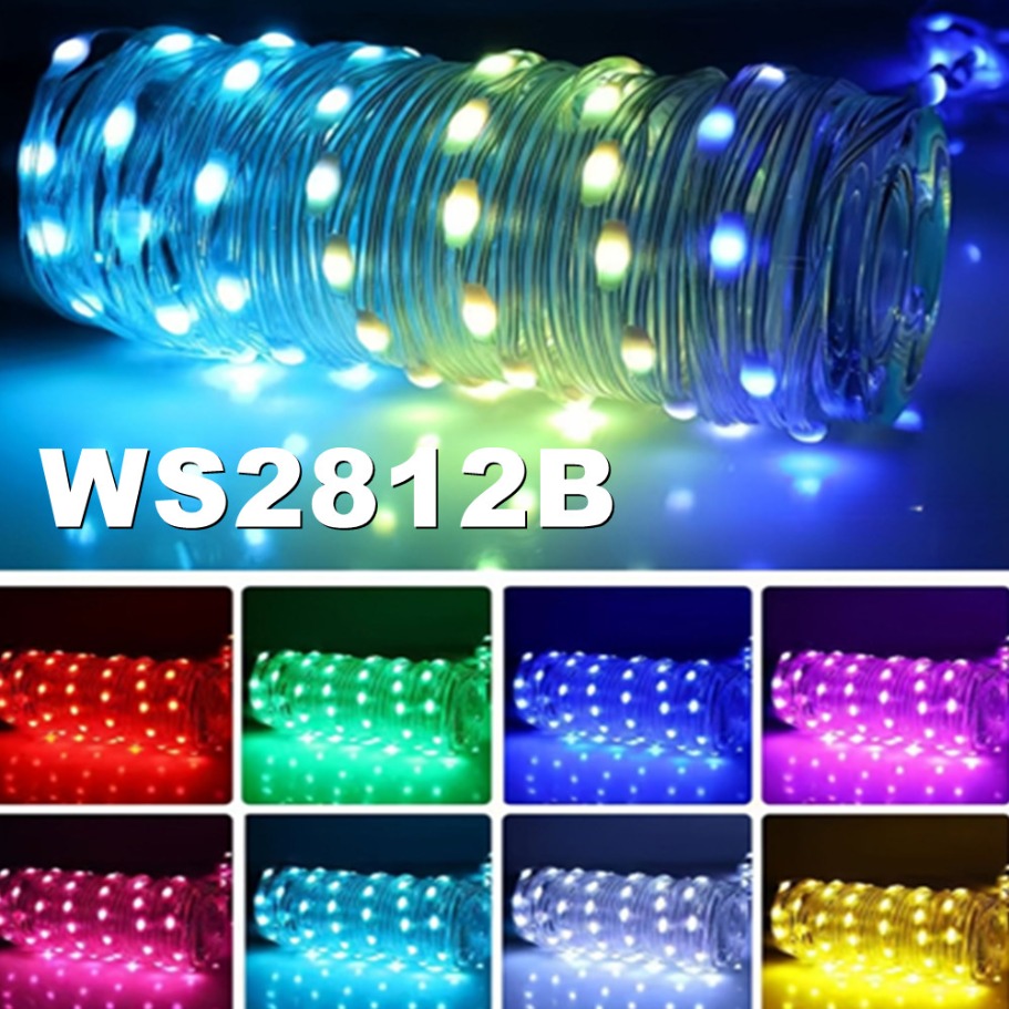 WS2812B LED Light String Smart - Home Decor Garland ulasan dan harga