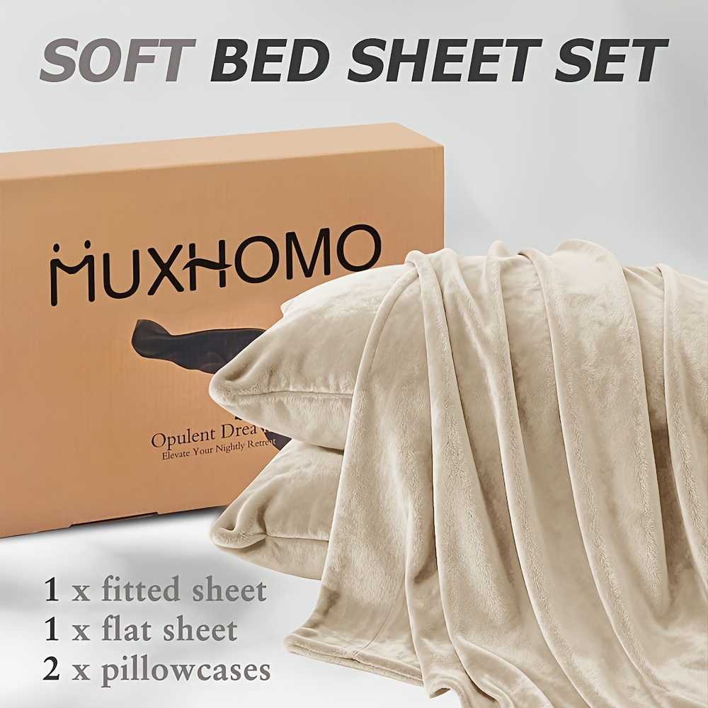 Set of 4 Luxurious Milk Velvet - Home Decor Design Ideas ulasan dan harga