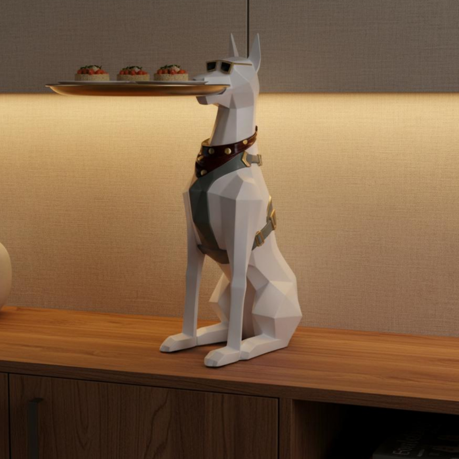 Gentleman Dog Figurine Luxury  - Home Decor Design Ideas ulasan dan harga