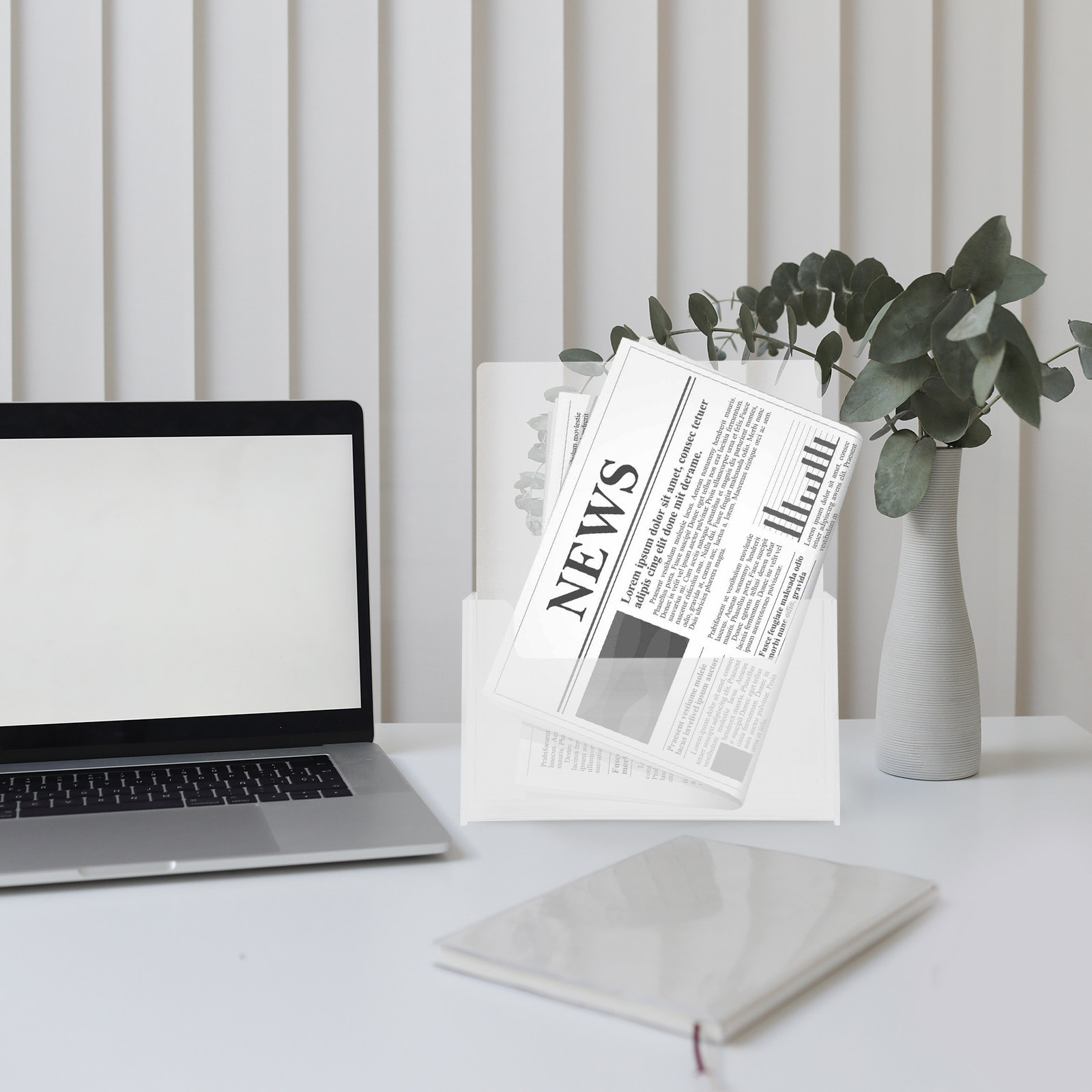 Clear Acrylic Display Stand fo - Home Decor Brochure ulasan dan harga