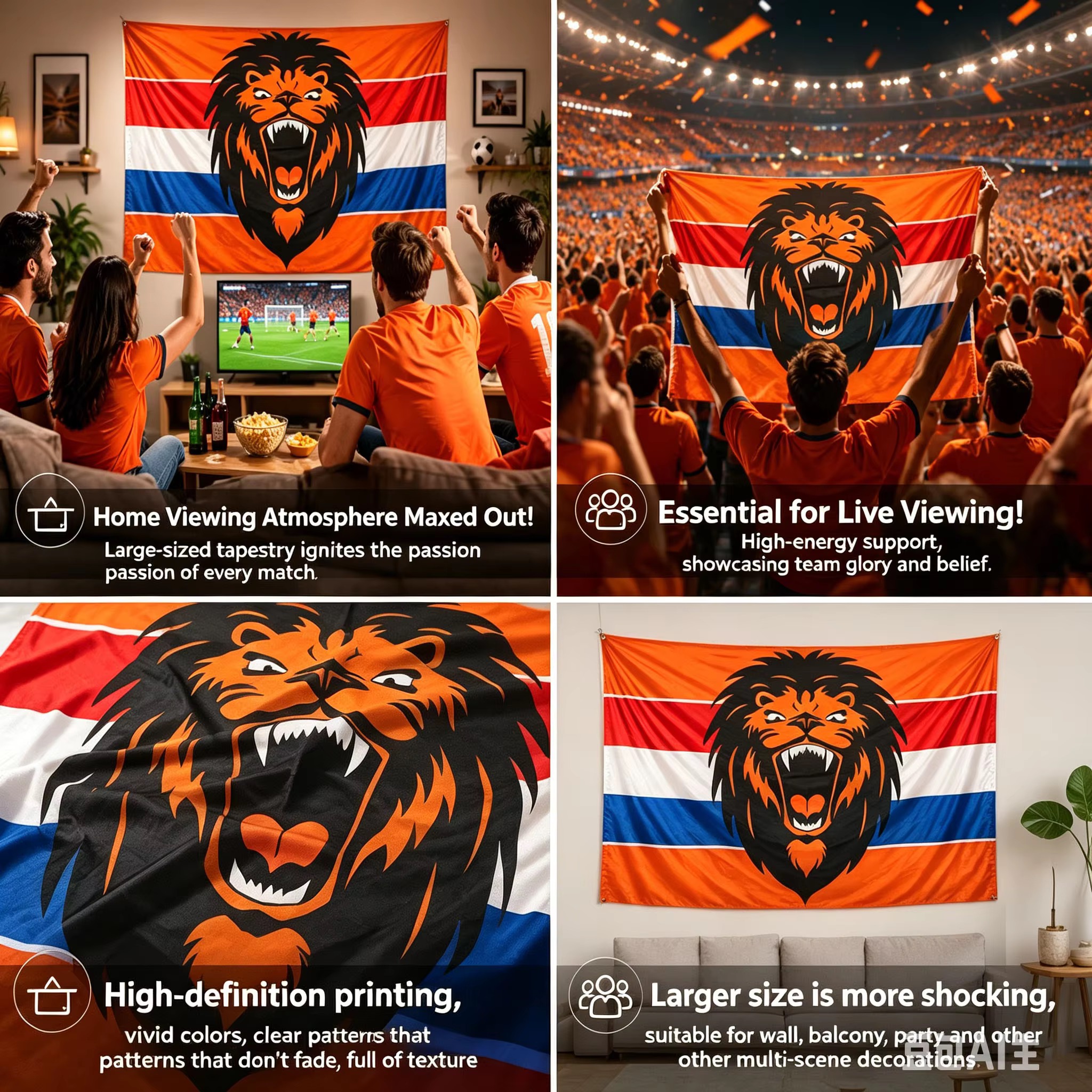 2026 Global Football Champions - Home Decor Netherlands ulasan dan harga