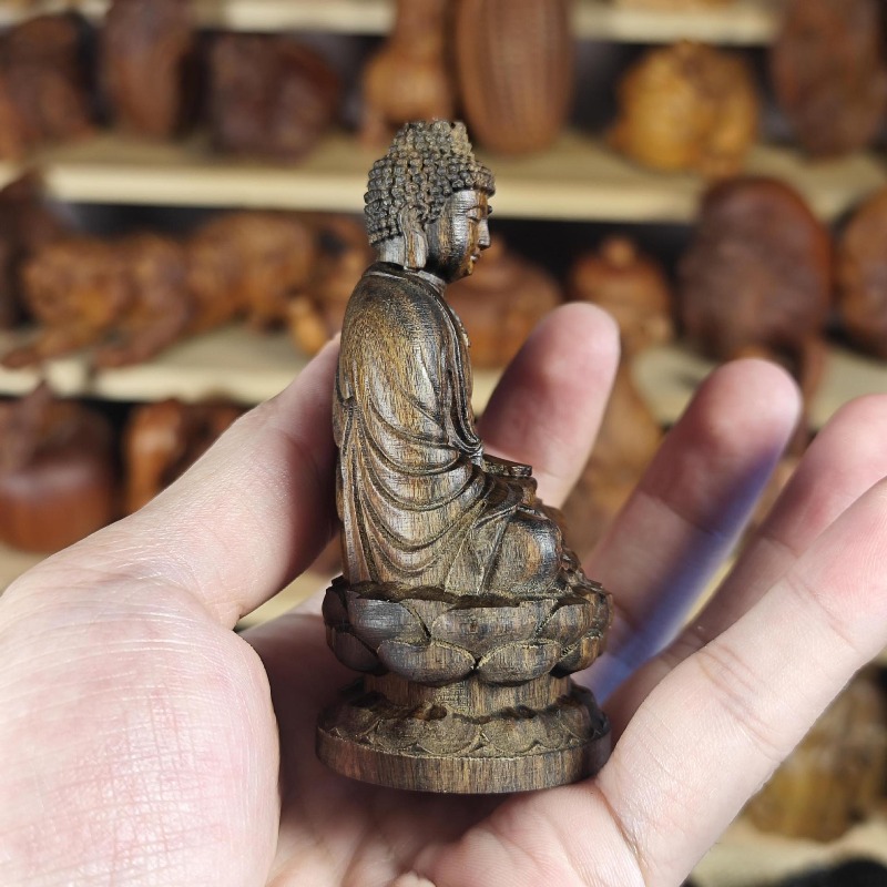 Hand-Carved Agarwood Buddha St - Home Decor Indonesia ulasan dan harga
