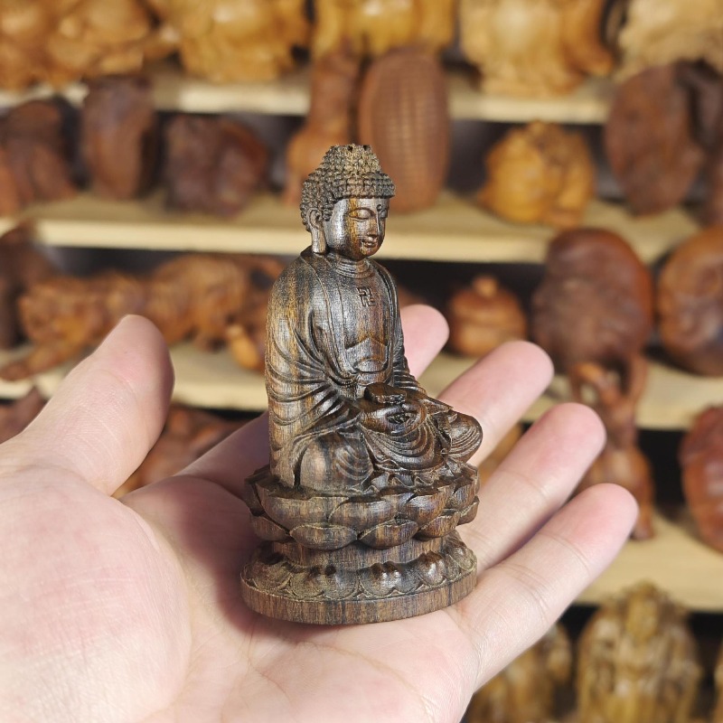 Hand-Carved Agarwood Buddha St - Home Decor Indonesia ulasan dan harga