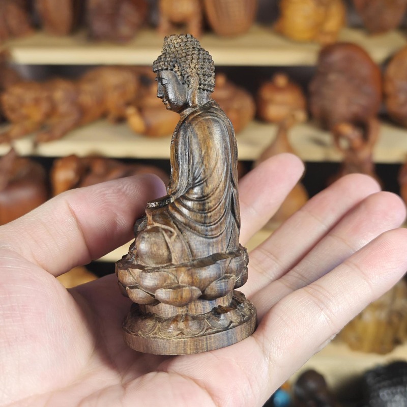 Hand-Carved Agarwood Buddha St - Home Decor Indonesia ulasan dan harga