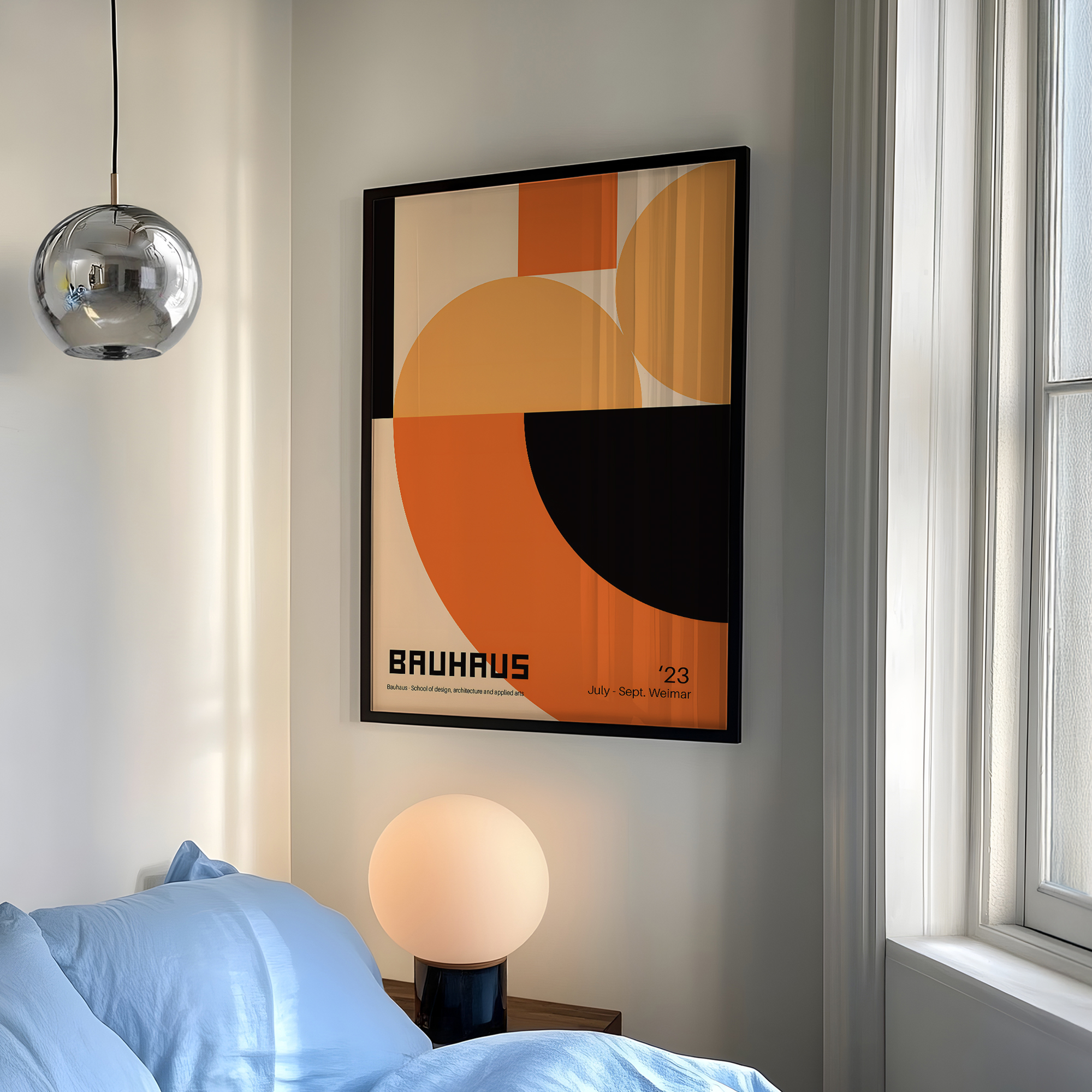 Modern Geometry Bauhaus School - Home Decor Aesthetic ulasan dan harga