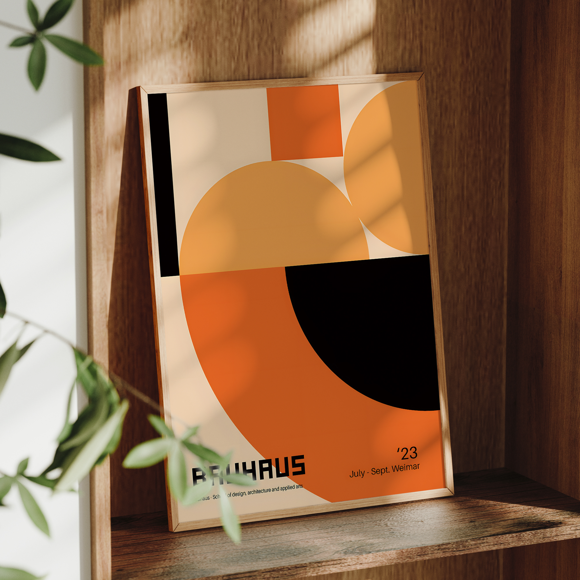Modern Geometry Bauhaus School - Home Decor Aesthetic ulasan dan harga