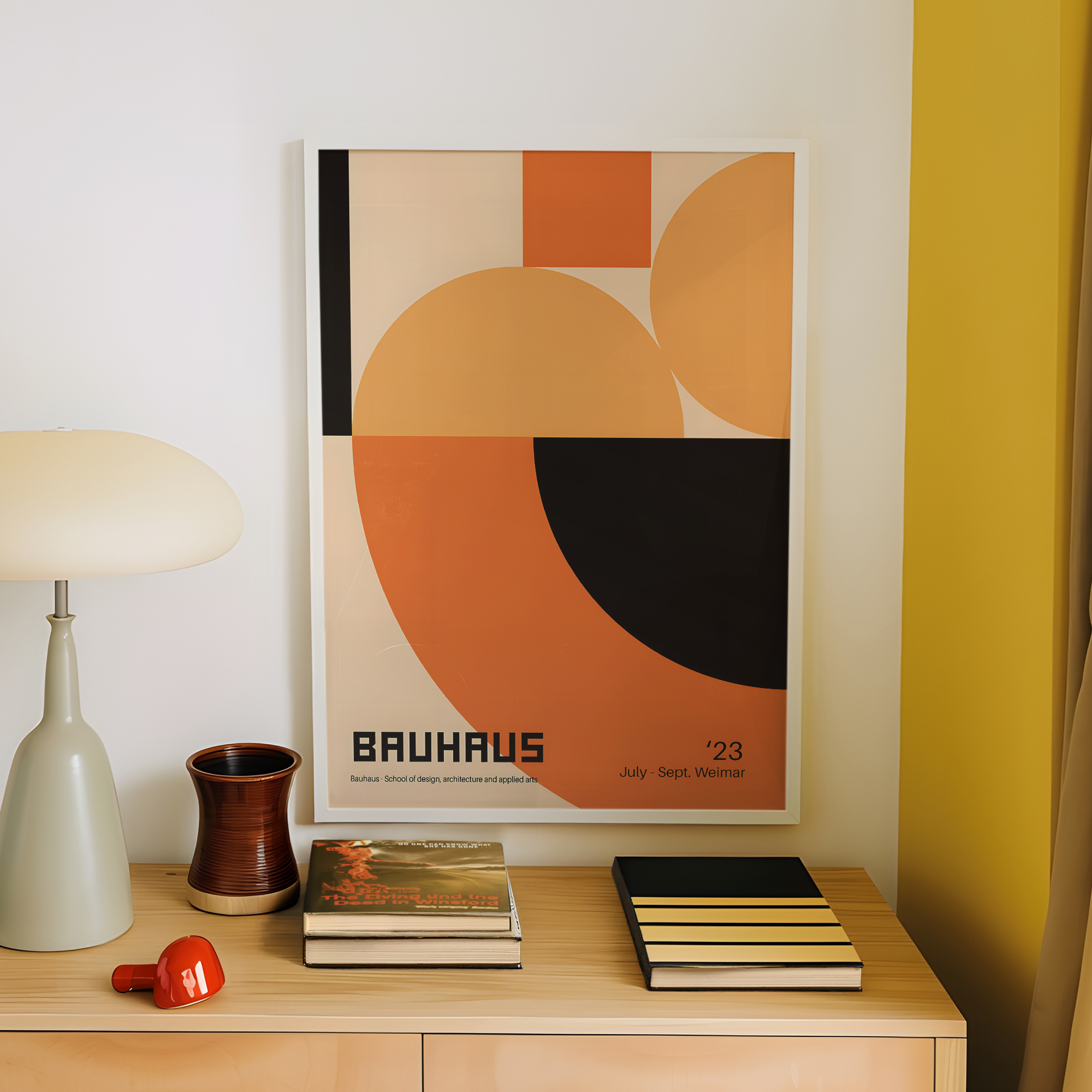 Modern Geometry Bauhaus School - Home Decor Aesthetic ulasan dan harga