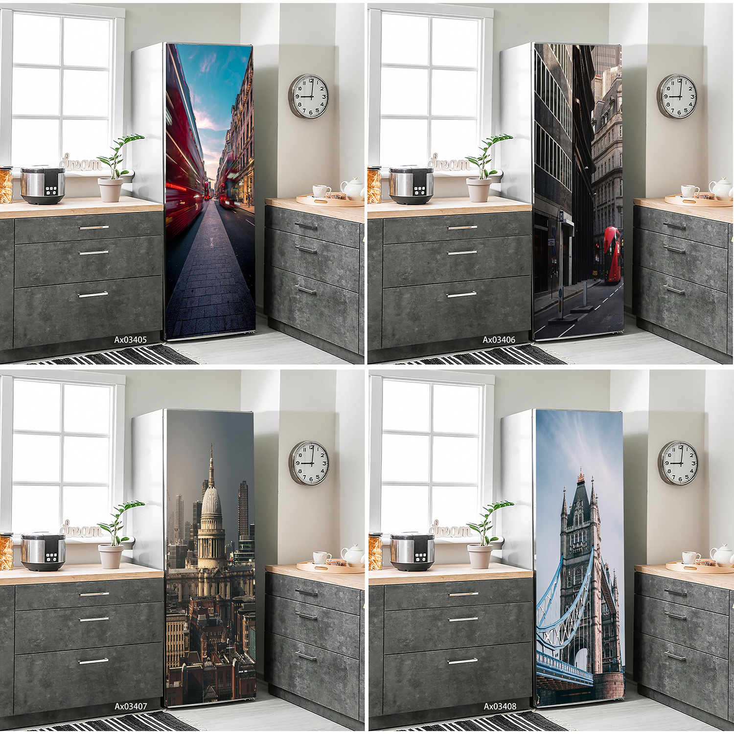 Urban London Street View Fridg - Home Decor London ulasan dan harga