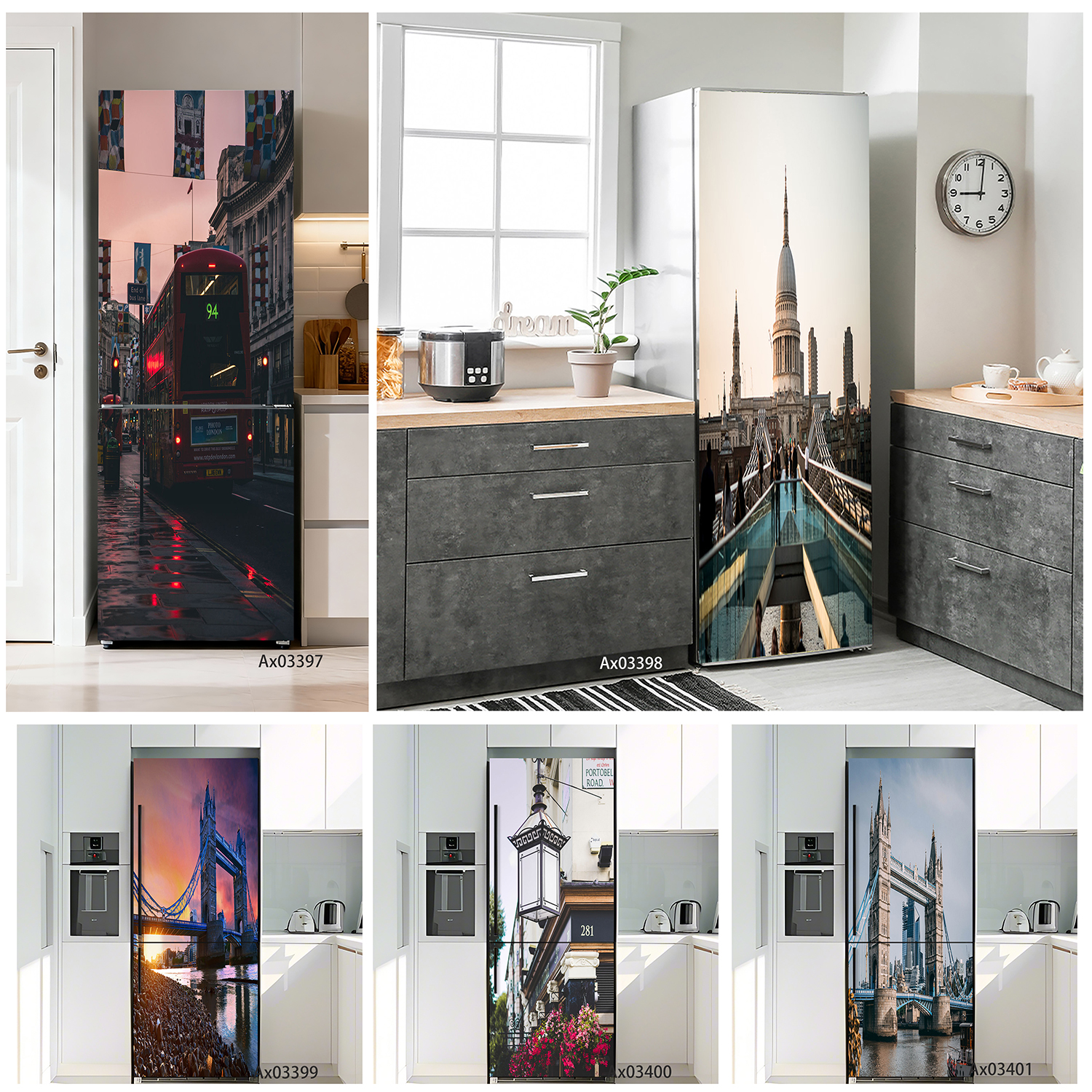 Urban London Street View Fridg - Home Decor London ulasan dan harga