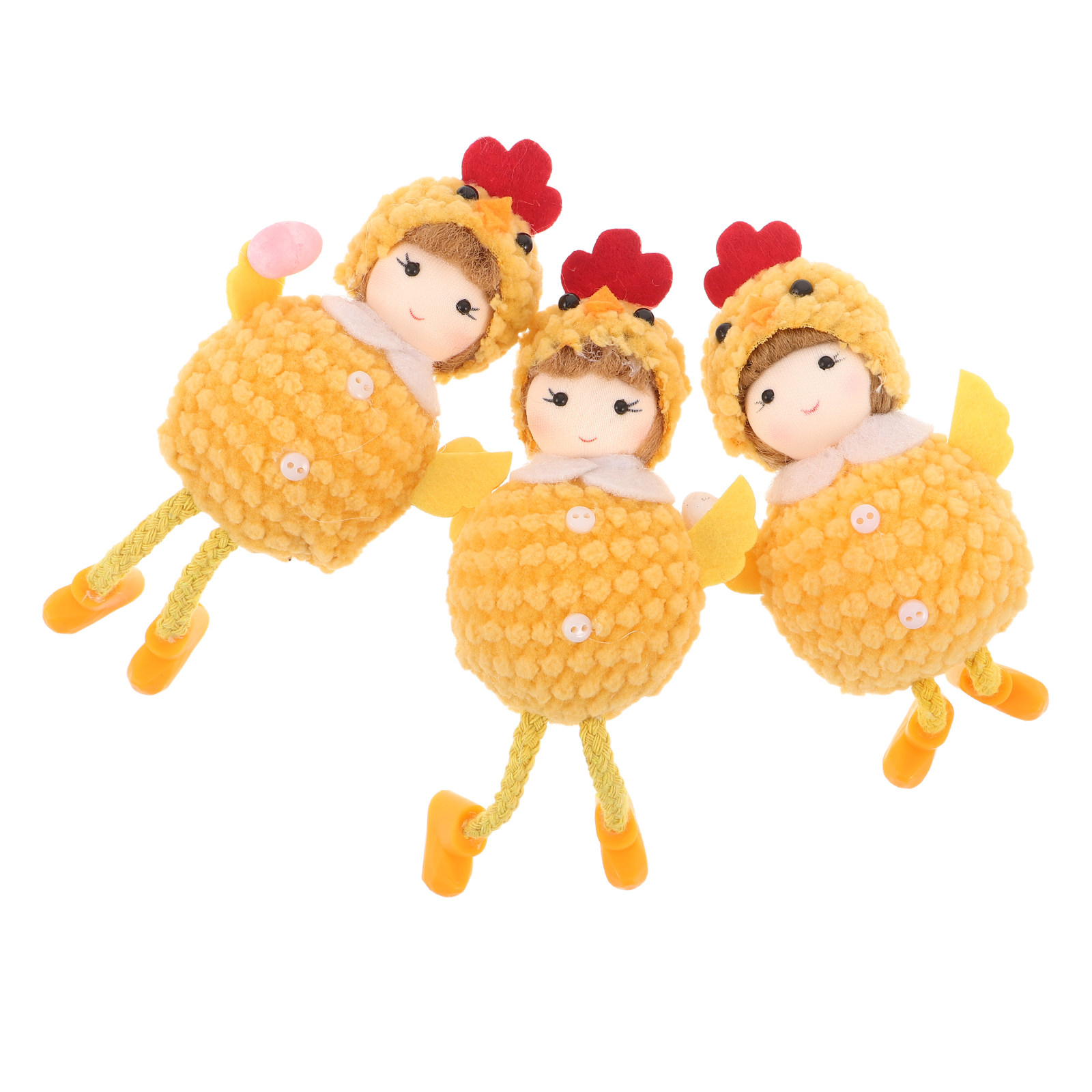 3Pcs Chick Girl Hanging Orname - Home Decor Tree ulasan dan harga