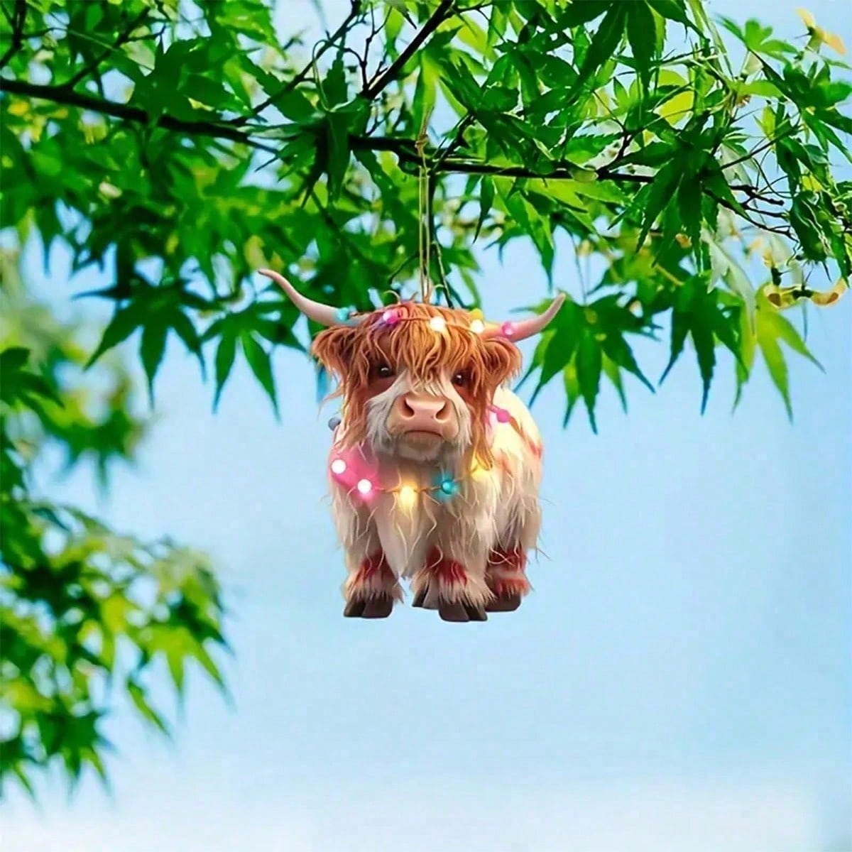 1pc Cute Highland Cow Christma - Home Decor Tree ulasan dan harga