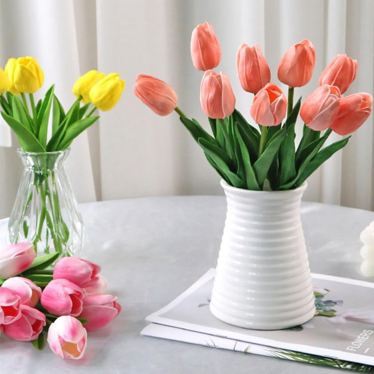 Artificial Flower Realistic To - Home Decor Garland ulasan dan harga