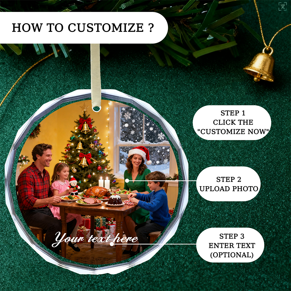 Personalized Christmas Ornamen - Home Decor Tree ulasan dan harga
