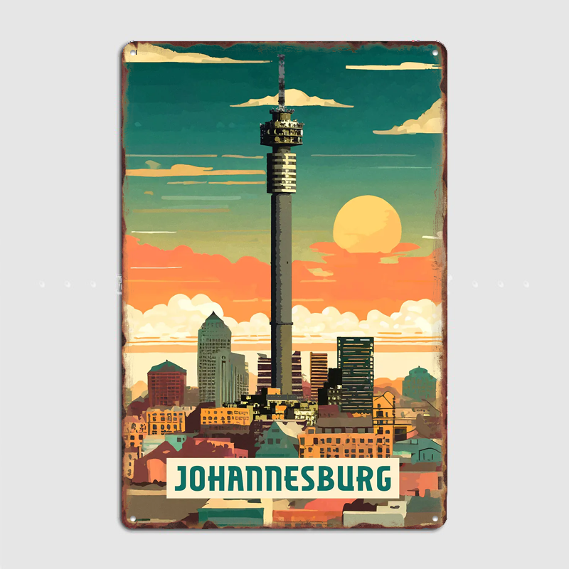 Johannesburg Vintage City Trav - Home Decor Johannesburg ulasan dan harga