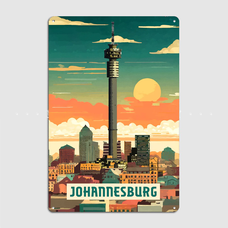 Johannesburg Vintage City Trav - Home Decor Johannesburg ulasan dan harga