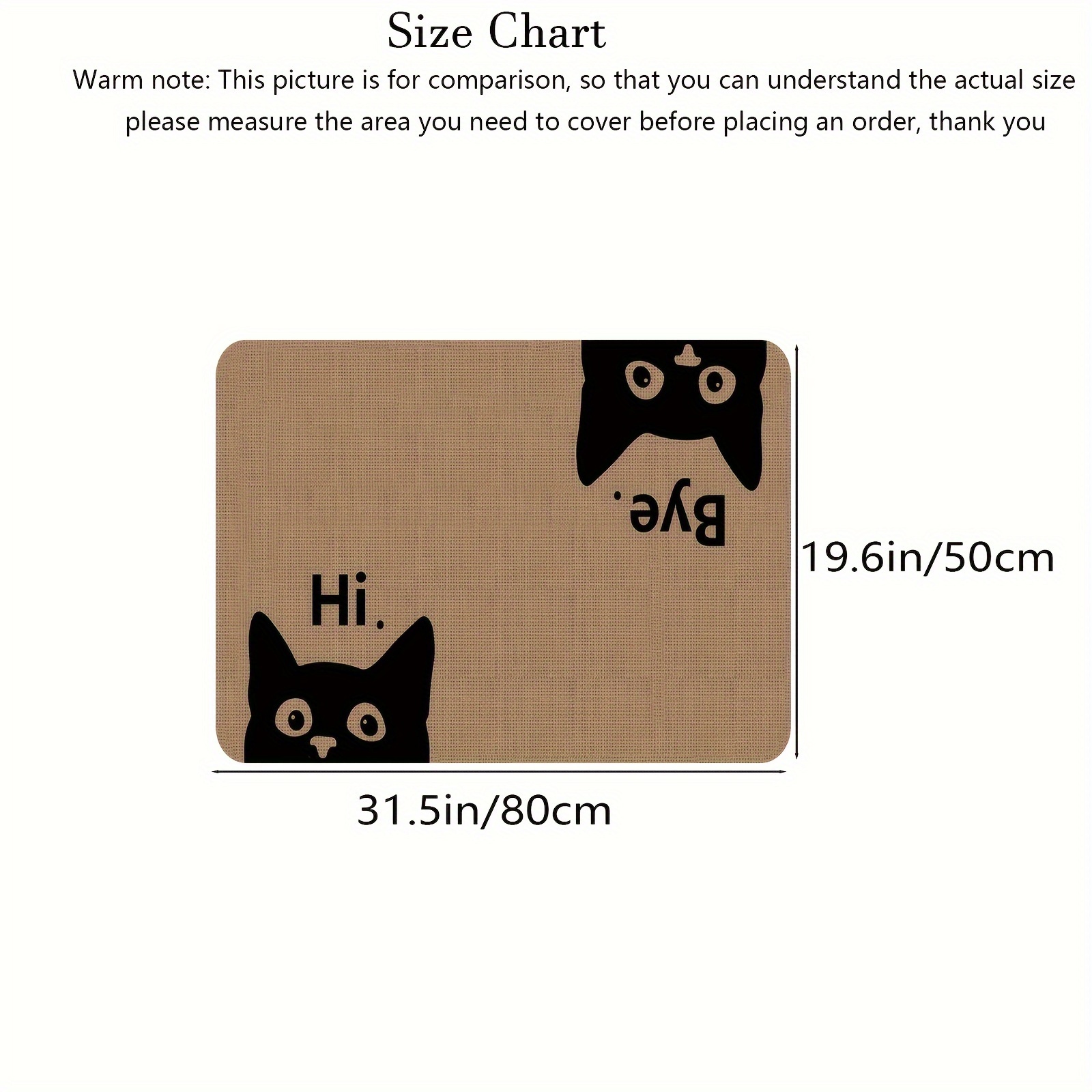 Cute Cat Doormat, Soft Absorbe - Home Decor Design Ideas ulasan dan harga