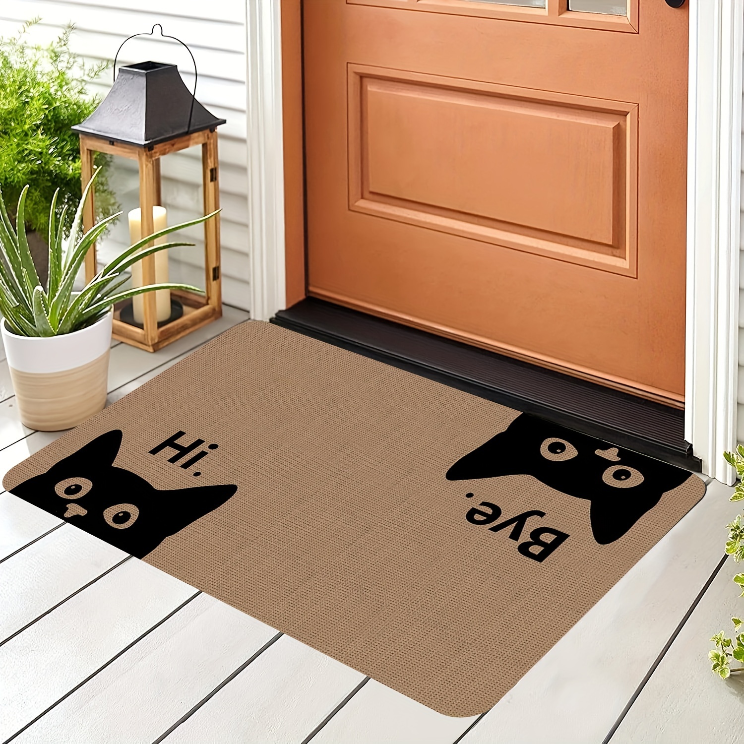 Cute Cat Doormat, Soft Absorbe - Home Decor Design Ideas ulasan dan harga