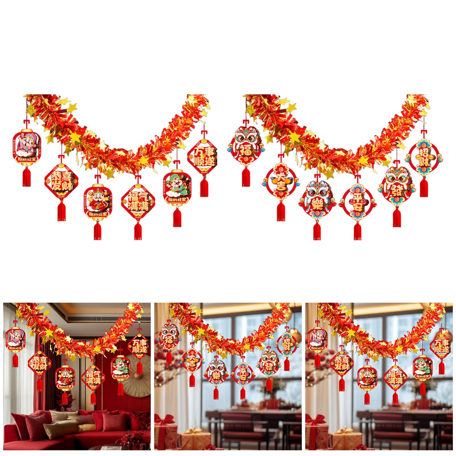 Chinese New Year Garland 2026, - Home Decor Garland ulasan dan harga