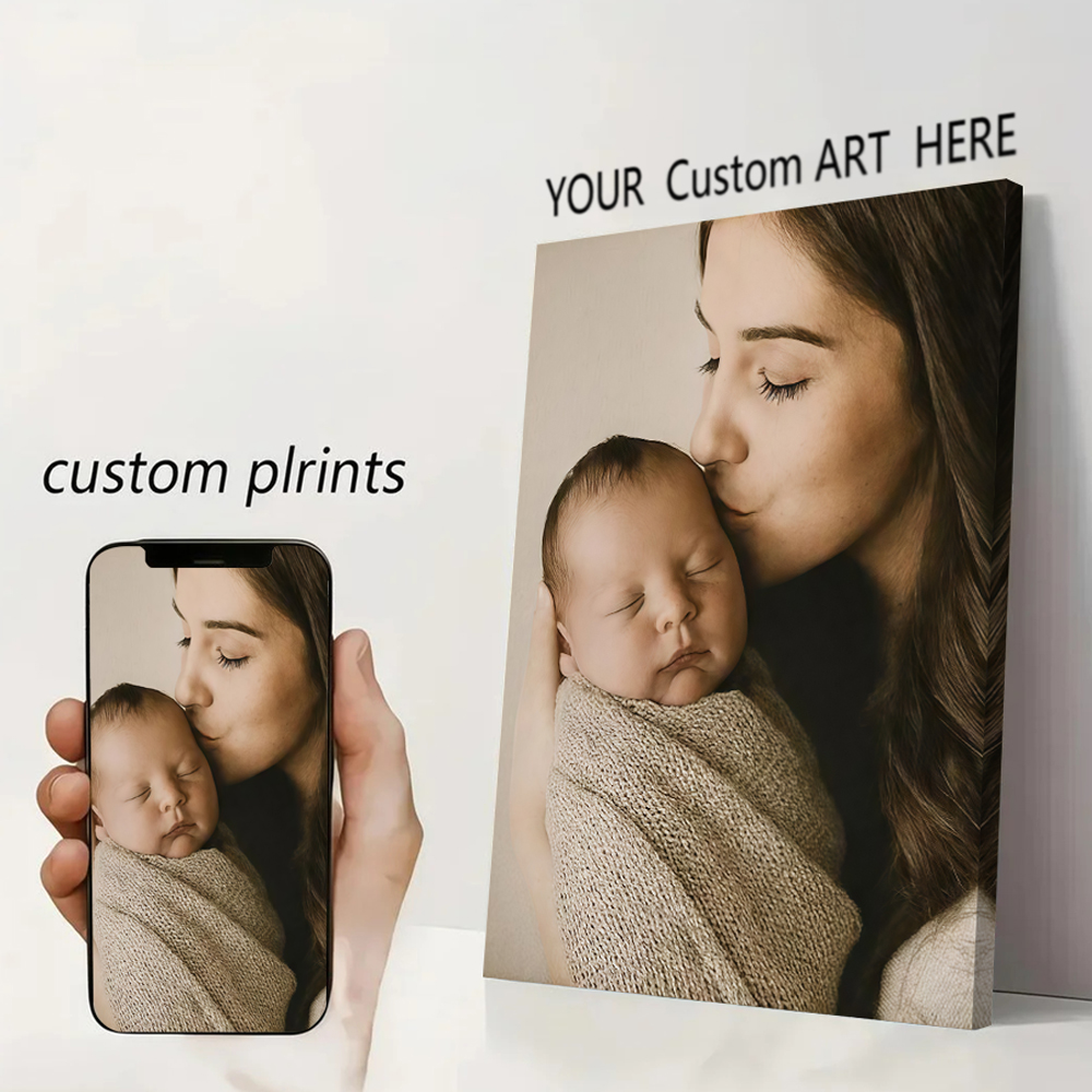 Custom Print Canvas Painting F - Home Decor Rustic ulasan dan harga