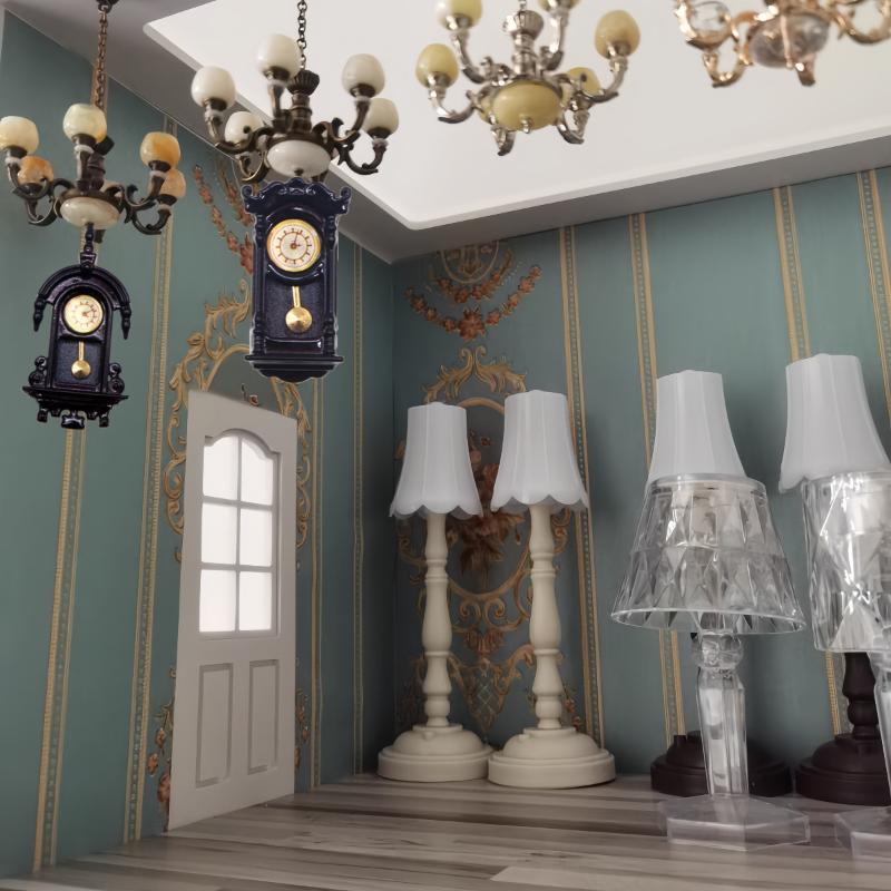 1/12 Dollhouse Vintage Simulat - Home Decor Simulator ulasan dan harga