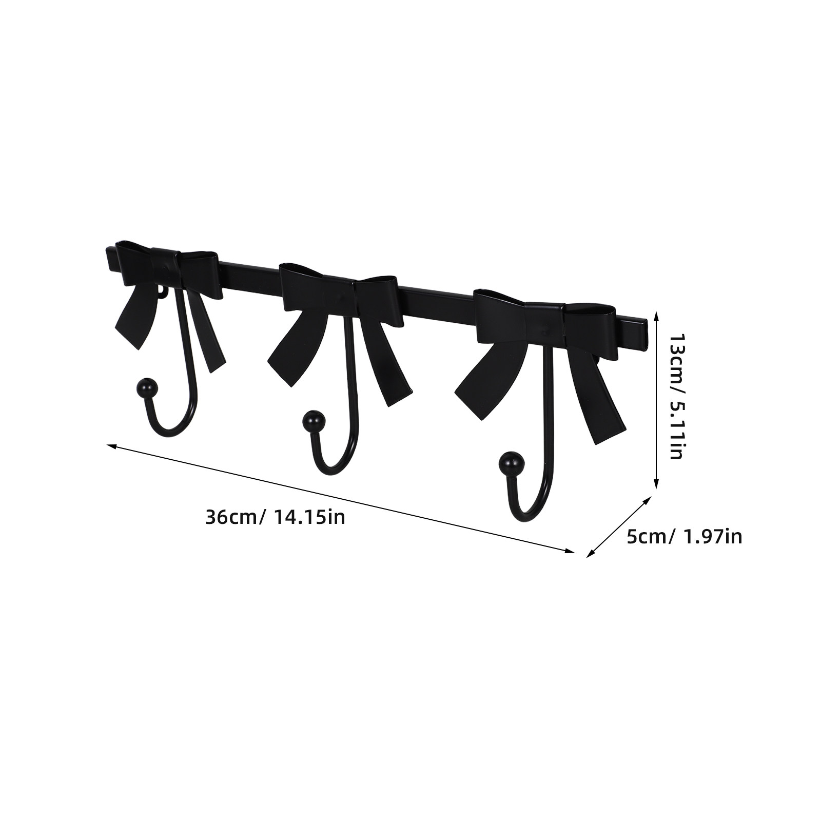 Sturdy Iron Bow Shaped Wall Ho - Home Decor Rustic ulasan dan harga