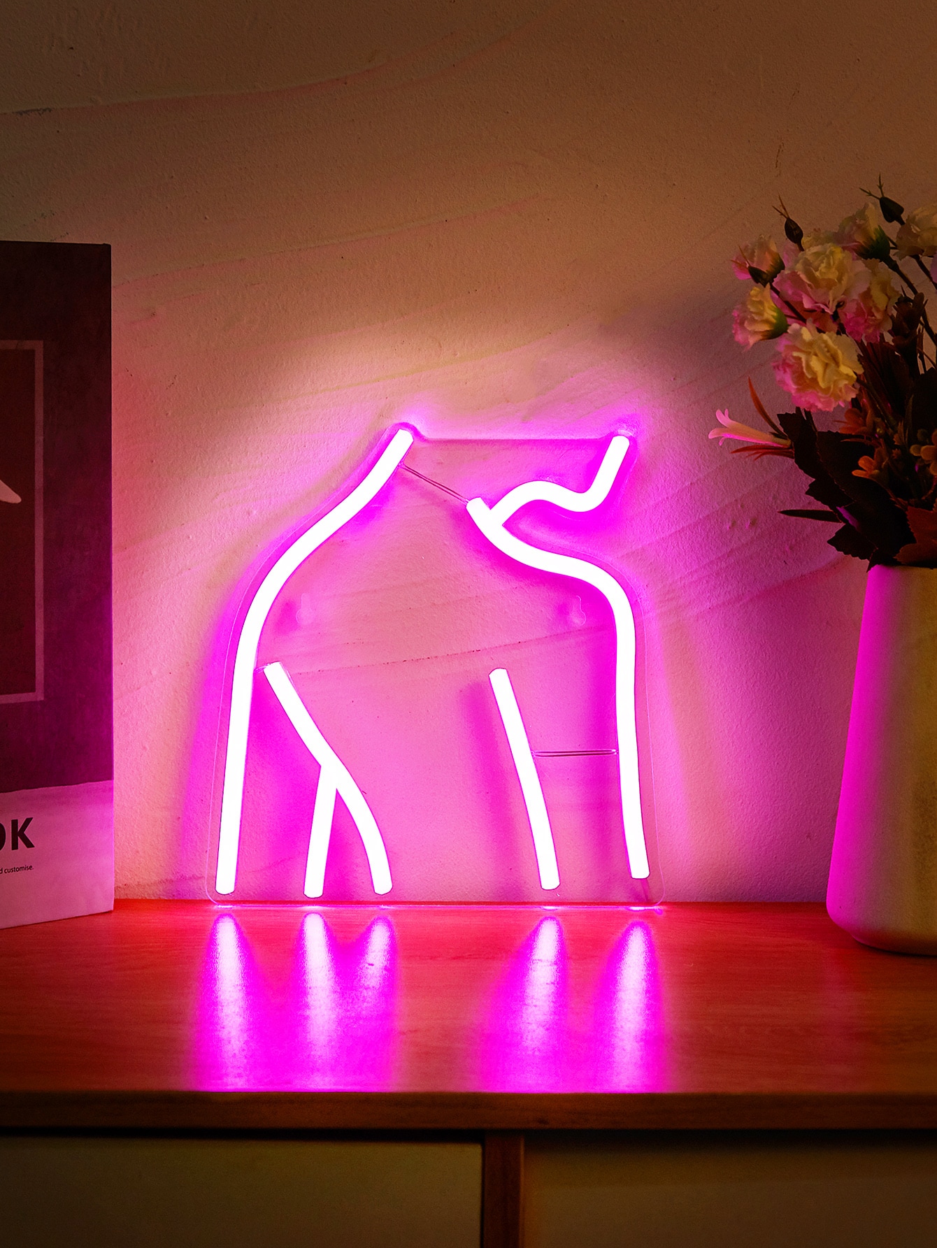 1 Pack Pink Lady Silhouette LE - Home Decor Lamp ulasan dan harga