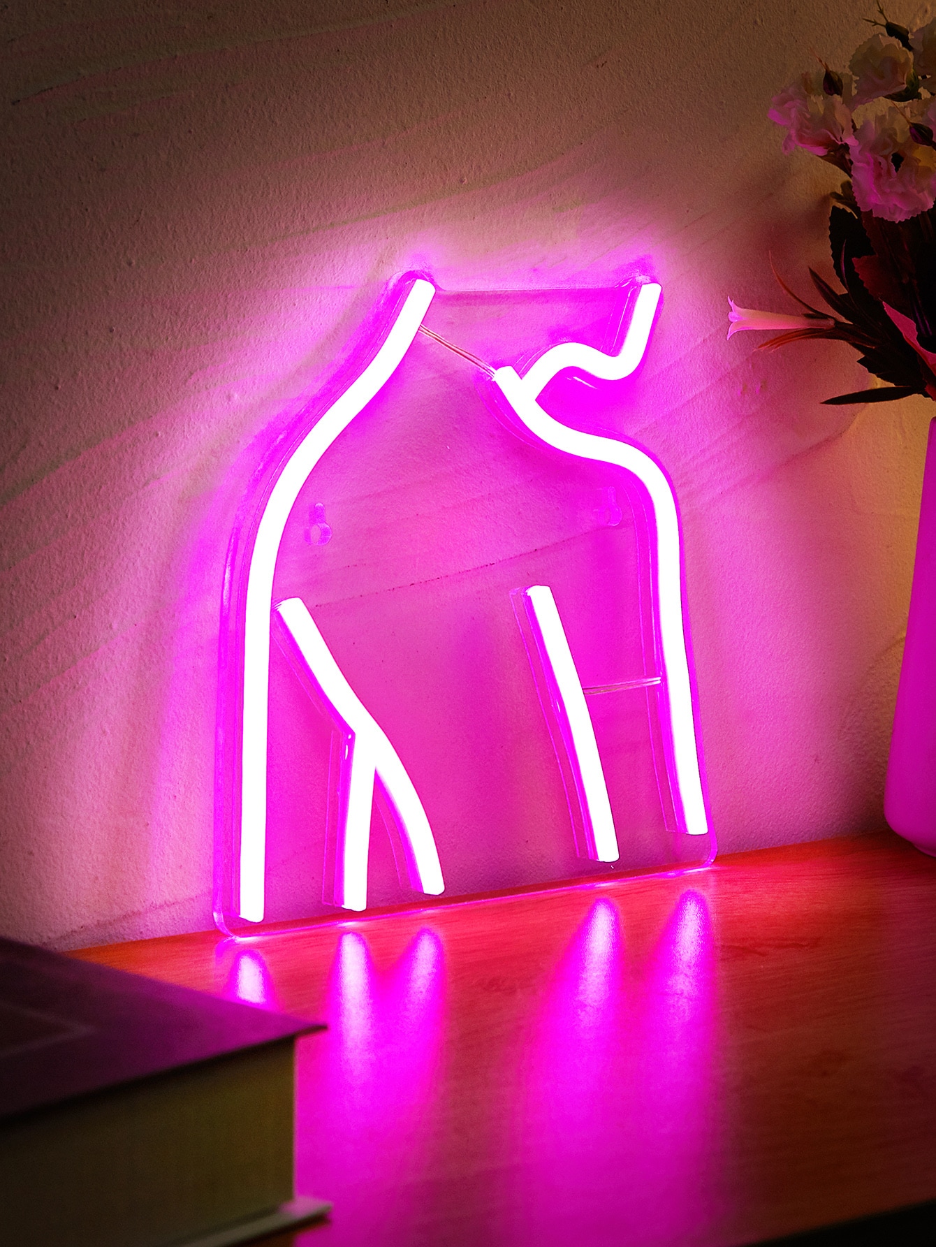 1 Pack Pink Lady Silhouette LE - Home Decor Lamp ulasan dan harga