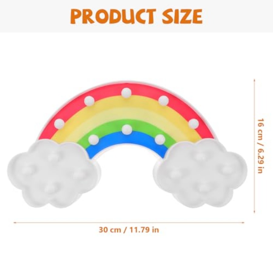 LED Rainbow Desk Light Bedside - Home Decor Lamp ulasan dan harga