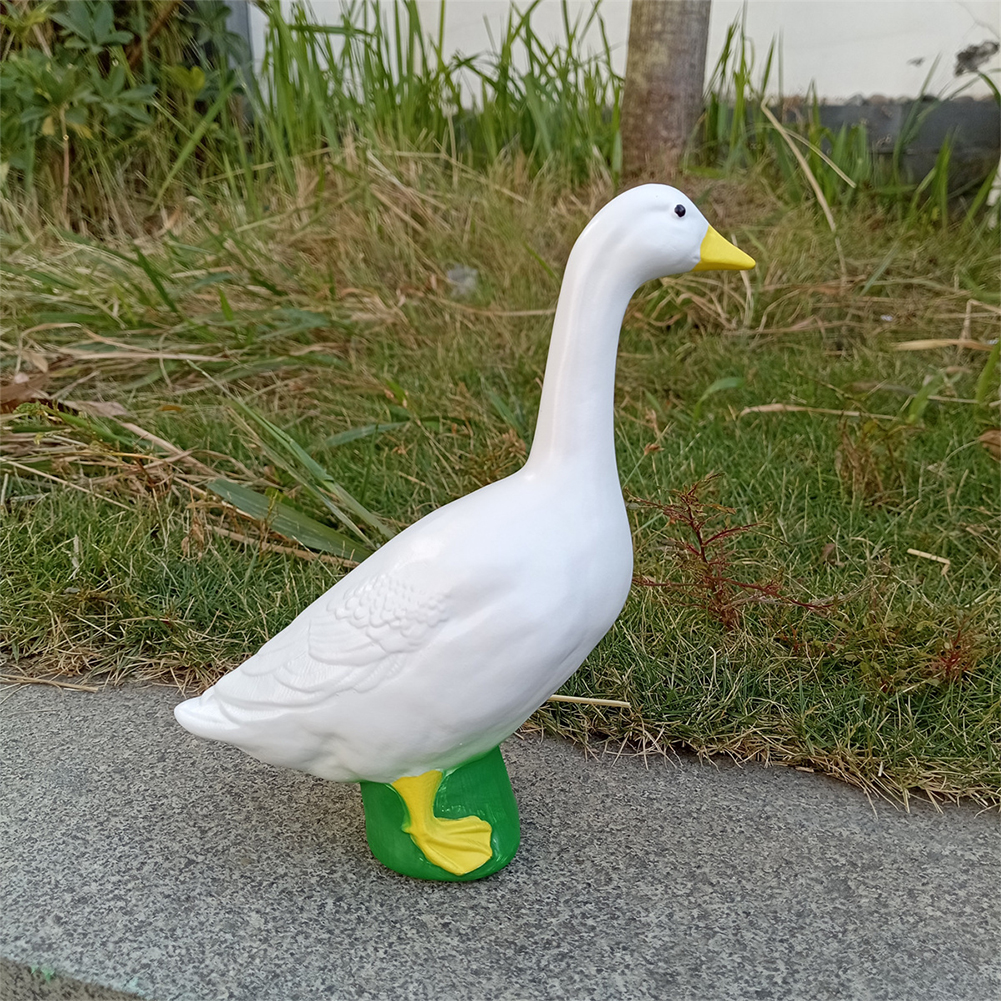 1/2Pcs 18cm Large White Goose  - Home Decor Simulator ulasan dan harga
