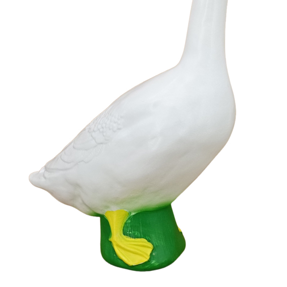 1/2Pcs 18cm Large White Goose  - Home Decor Simulator ulasan dan harga