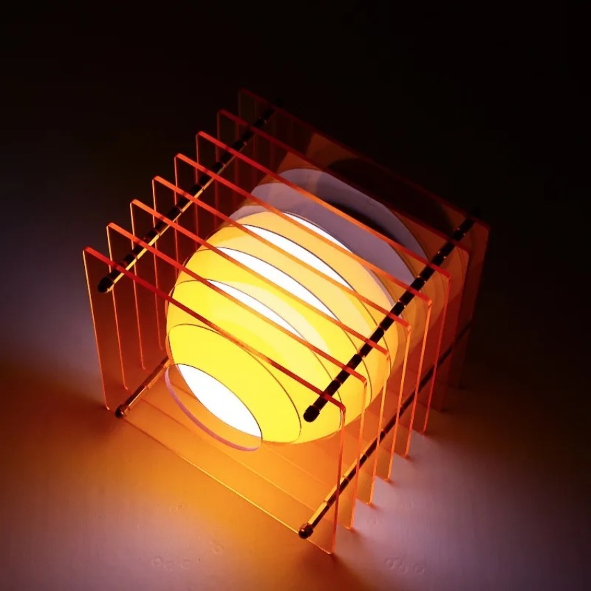 DIY Moon Lamp Acrylic Thousand - Home Decor Lamp ulasan dan harga
