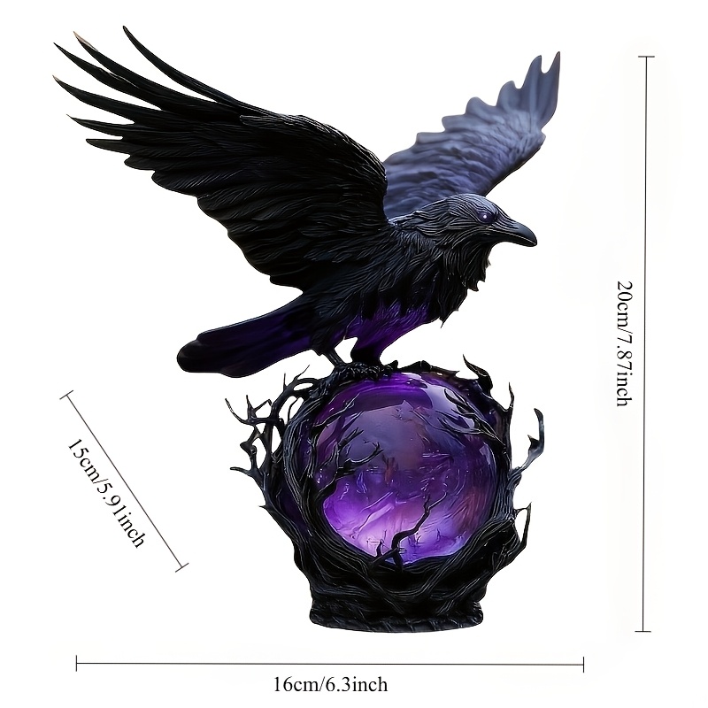Mysterious Raven Moonlight Lam - Home Decor Lamp ulasan dan harga