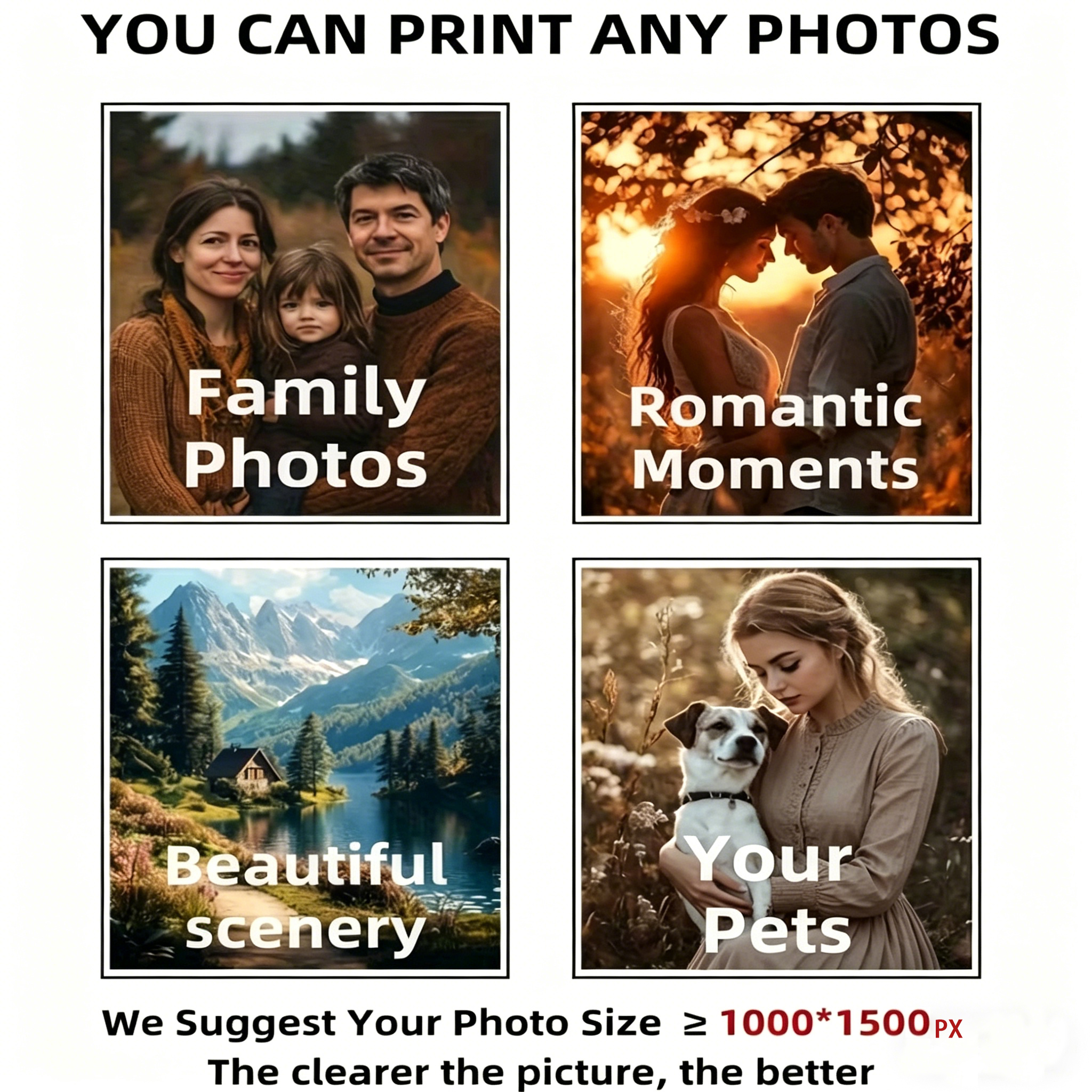 1pc Customized Portrait Landsc - Home Decor Aesthetic ulasan dan harga
