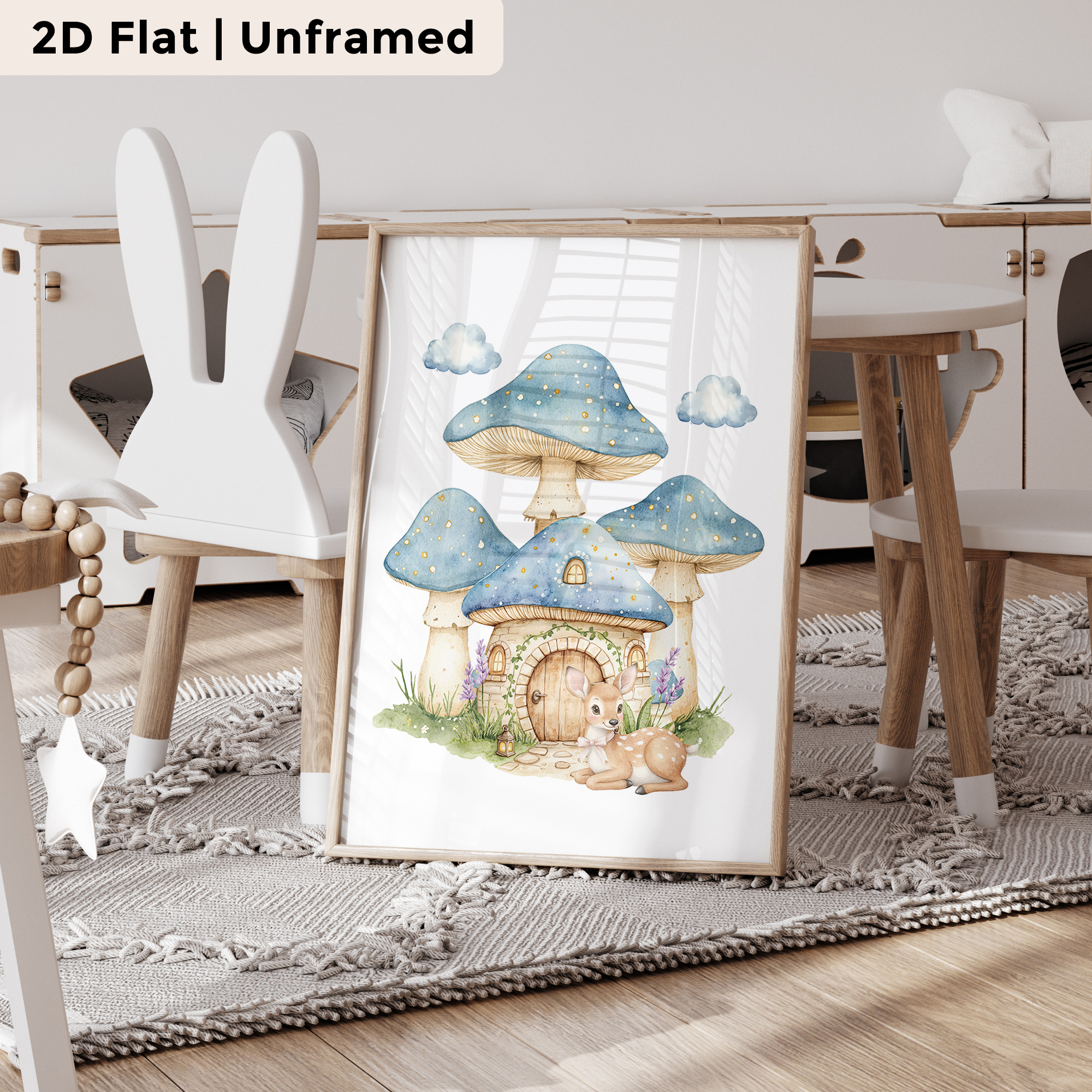 3pcs Modern,Cartoon Mushroom T - Home Decor Tree ulasan dan harga
