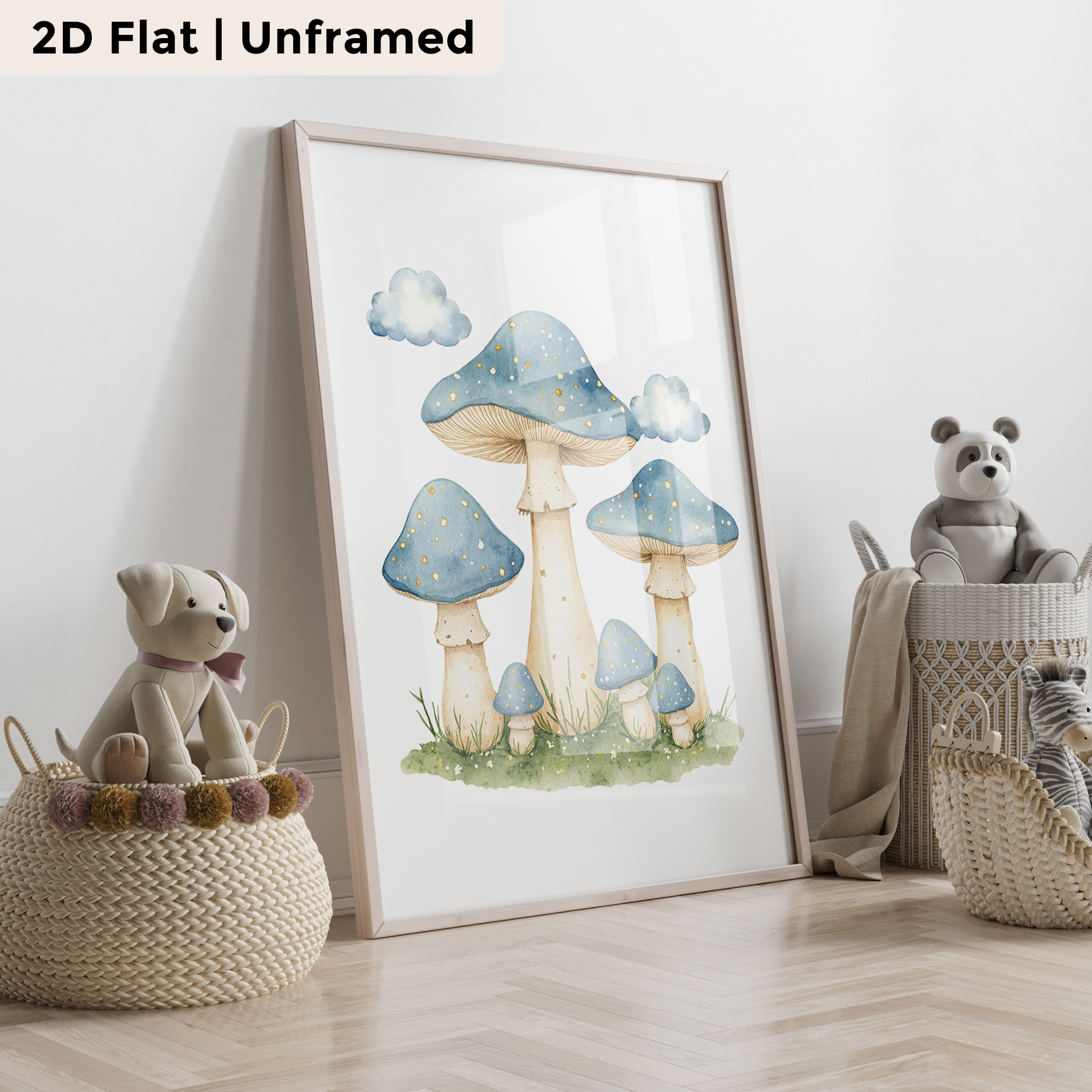 3pcs Modern,Cartoon Mushroom T - Home Decor Tree ulasan dan harga