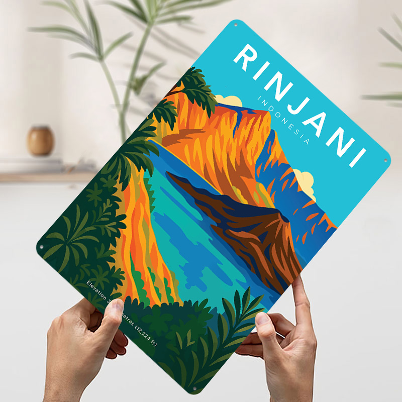 Rinjani Mountain Indonesia Tra - Home Decor Indonesia ulasan dan harga