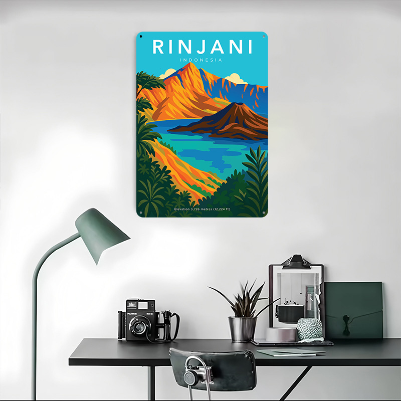 Rinjani Mountain Indonesia Tra - Home Decor Indonesia ulasan dan harga