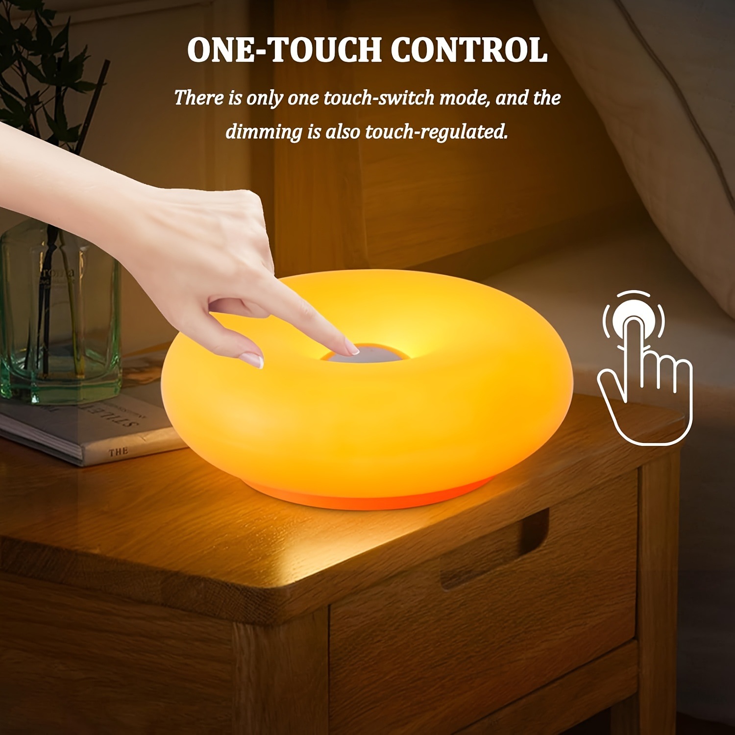 US Patented Retro-Modern Donut - Home Decor Lamp ulasan dan harga